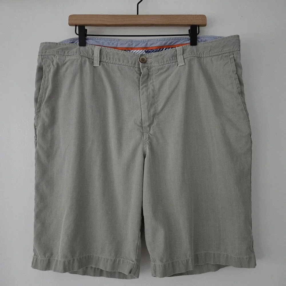 Tommy Bahama‎ Shorts Grey Silk Cotton Casual Mens Size 40